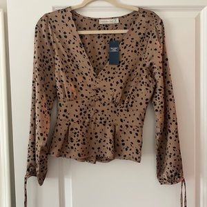 Abercrombie and Fitch blouse satin